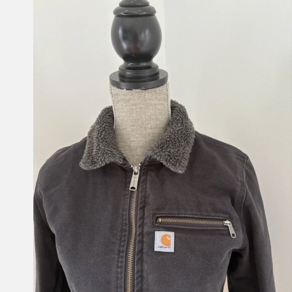 *DISCONTINUED-Wildwood-Carhartt Jacket | Black w/ Sherpa Lining | XS | VTG | EUC - Picture 2 of 5